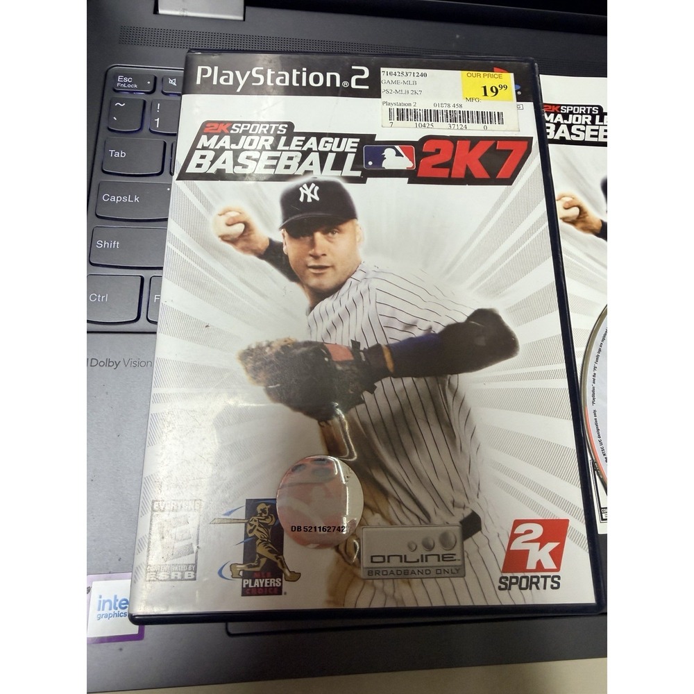 Major‎ League Baseball 2K7 Sony PlayStation 2 PS2 MLB 2K7 Derek Jeter CIB